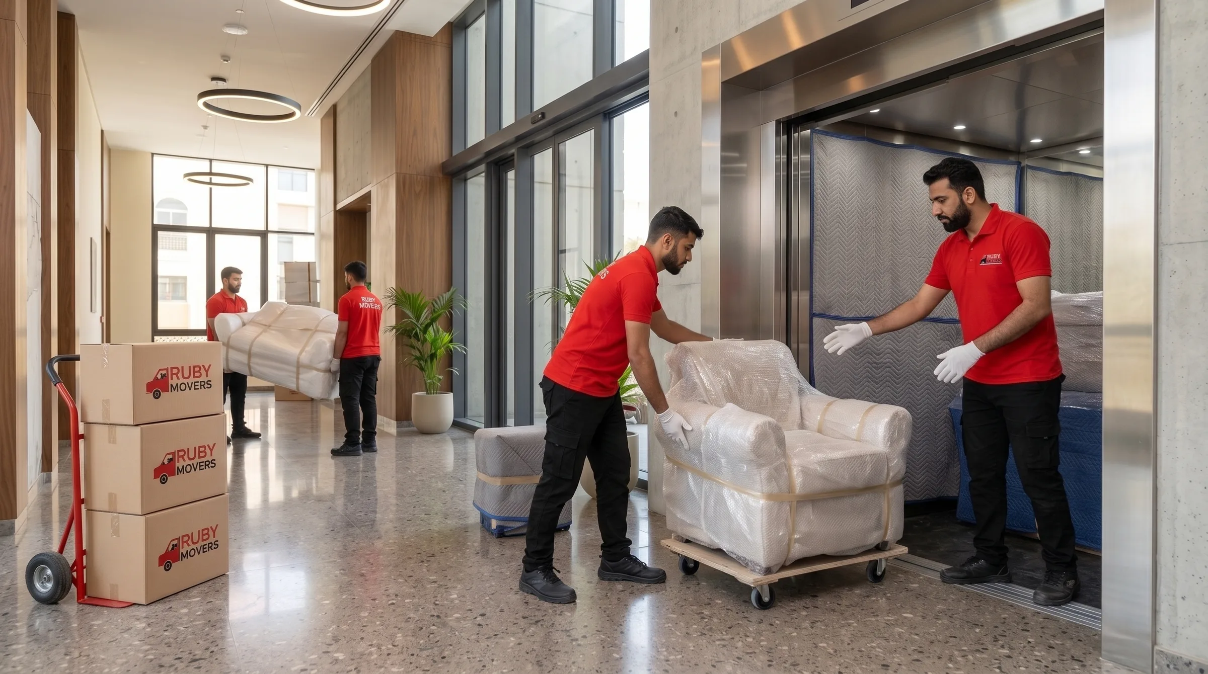moving within the same building in Dubai