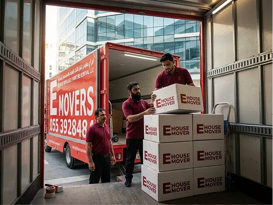 e house mover crews loading